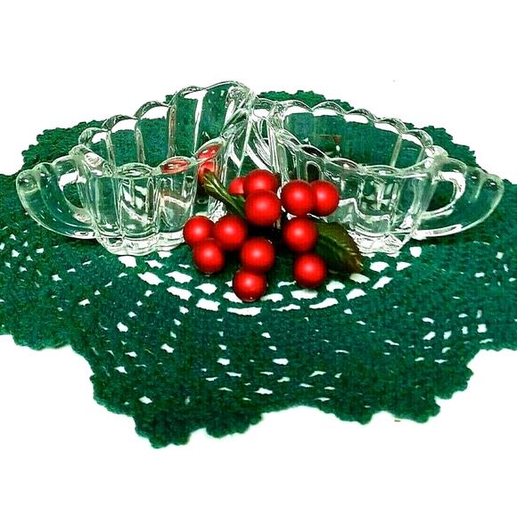 Heisey Crystolite Creamer & Sugar Bowl Set Vintage Clear Glass Ribbed Pattern - Picture 10 of 10